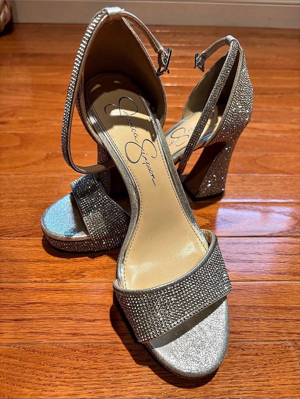Jessica Simpson Fonilda2 Platform Sandal Fonilda2 Silver Platform Heels